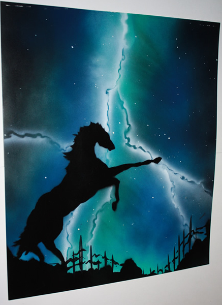 this artist doesn t use just paint to create his art you ll never